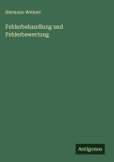 Cover-Bild zum Titel 'Fehlerbehandlung und Fehlerbewertung' von 'Hermann Weimer'