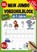 Cover-Bild zum Titel 'Mein Jumbo Vorschulblock' von 'Grundschulheld Bücher'
