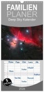 Cover-Bild zum Titel 'Familienplaner 2026 - Deep Sky Kalender mit 5 Spalten (Wandkalender, 21 x 45 cm) CALVENDO' von 'Harald Becher'