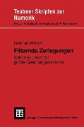 Cover-Bild zum Titel 'Filternde Zerlegungen' von ''