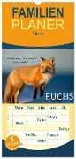 Familienplaner 2025 - Fuchs - schlauer Räuber mit 5 Spalten (Wandkalender, 21 x 45 cm) CALVENDO - Peter Roder