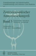 Cover-Bild zum Titel 'Zentraleuropäischer Anaesthesiekongreß' von ''
