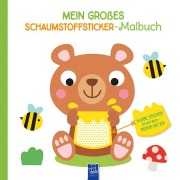 Cover-Bild zum Titel 'Mein großes Schaumstoffsticker-Malbuch - Bär' von ''