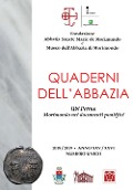 Cover-Bild zum Titel 'Quaderni dell'abbazia. Anno XXV-XXVI. Numero unico' von ''