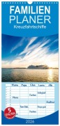 Cover-Bild zum Titel 'Familienplaner 2026 - Kreuzfahrtschiffe mit 5 Spalten (Wandkalender, 21 x 45 cm) CALVENDO' von 'Micha Tuschy'