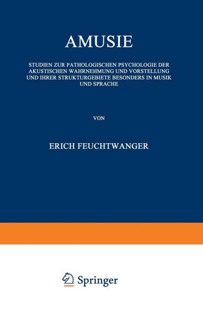 Amusie - Erich Feuchtwanger