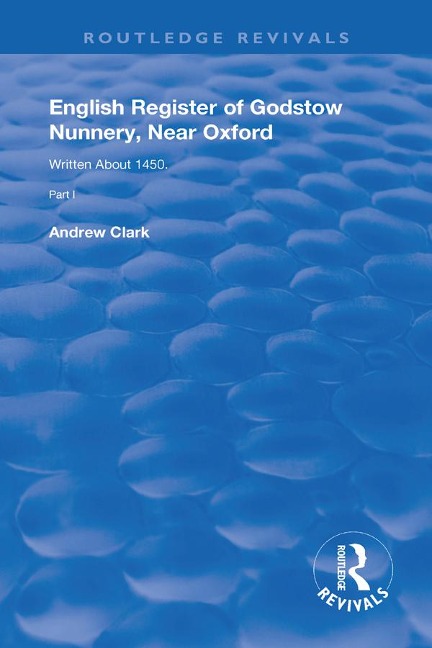 English Register of Godstow Nunnery, Near Oxford - 