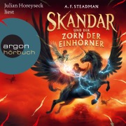 Cover-Bild zum Titel 'Skandar und der Zorn der Einhörner' von 'A. F. Steadman'