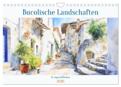 Cover-Bild zum Titel 'Bucolische Landschaften (Wandkalender 2026 DIN A4 quer), CALVENDO Monatskalender' von ''