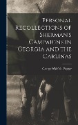Cover-Bild zum Titel 'Personal Recollections of Sherman's Campaigns in Georgia and the Carlinas' von 'George Whitfield Pepper'