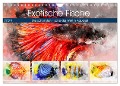Exotische Fische - Die schönsten Fische der Welt in Aquarell (Wandkalender 2024 DIN A4 quer), CALVENDO Monatskalender - Anja Frost