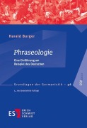 Cover-Bild zum Titel 'Phraseologie' von 'Harald Burger'