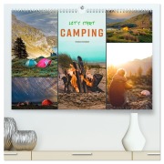 Let's start Camping (hochwertiger Premium Wandkalender 2026 DIN A2 quer), Kunstdruck in Hochglanz - Peter Roder