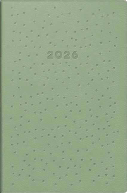 rido/idé 7011055046 | Taschenkalender Mod. partner/Industrie I 2026 "Dots" | A7, Kunstleder - 