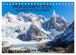 Cover-Bild zum Titel 'Patagonien 2026 - Traumziel in den Anden (Tischkalender 2026 DIN A5 quer), CALVENDO Monatskalender' von 'Frank Schröder'
