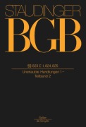 Cover-Bild zum Titel '§§ 823 E-I, 824, 825' von ''