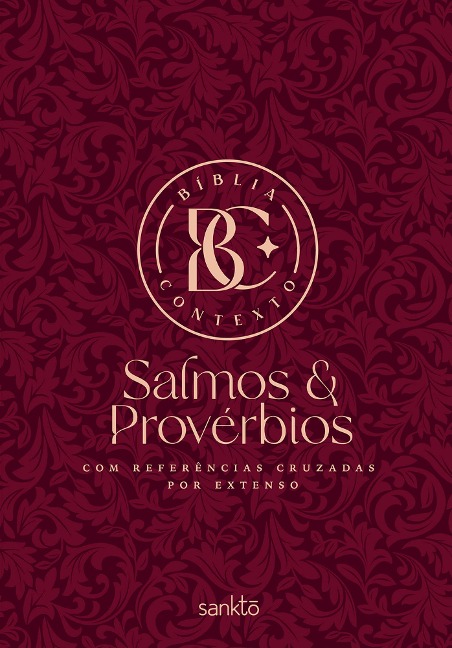 Bíblia Contexto - Salmos & Provérbios - Vinho - Maquinaria Sankto Editorial