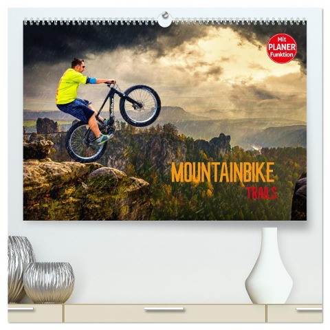 Mountainbike Trails (hochwertiger Premium Wandkalender 2025 DIN A2 quer), Kunstdruck in Hochglanz - Dirk Meutzner