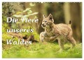 Die Tiere unseres Waldes (Wandkalender 2025 DIN A2 quer), CALVENDO Monatskalender - Gunter Kirsch