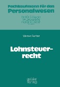 Cover-Bild zum Titel 'Lohnsteuerrecht' von 'Werner Sacher'