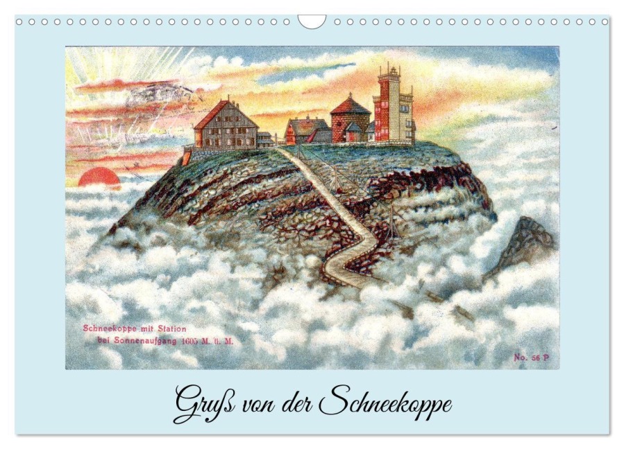 Gruß von der Schneekoppe (Wandkalender 2026 DIN A3 quer), CALVENDO Monatskalender - Henning von Löwis of Menar