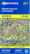 Cover-Bild zum Titel 'Tabacco Wandern Dolimiti di Auronzo 1:25000' von ''