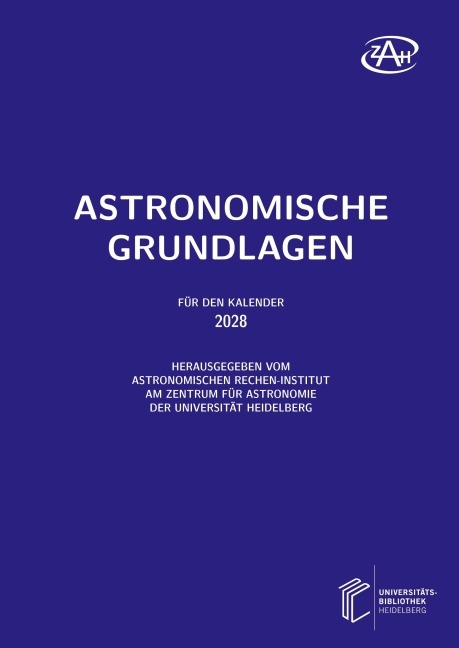 Astronomische Grundlagen für den Kalender ... / Astronomische Grundlagen - 