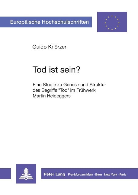 Tod ist Sein? - Guido Knörzer
