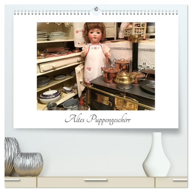 Altes Puppengeschirr (hochwertiger Premium Wandkalender 2026 DIN A2 quer), Kunstdruck in Hochglanz - Weibkiwi Weibkiwi
