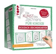 Cover-Bild zum Titel 'Die Kunst des Zeichnens für Kinder Zickzack-Zeichenkarten' von 'Gecko Keck'