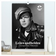 Cover-Bild zum Titel 'Leinwandhelden. Unvergessene Filmstars (hochwertiger Premium Wandkalender 2026 DIN A2 hoch), Kunstdruck in Hochglanz' von 'Elisabeth Stanzer'