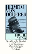 Cover-Bild zum Titel 'Frühe Prosa' von 'Heimito Von Doderer'