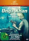 Cover-Bild zum Titel 'Unga Khan - Der Herr von Atlantis: Der versunkene Erdteil & Der Turm der Vernichtung' von 'John Rathmell, Tracy Knight, Oliver Drake, Maurice Geraghty'