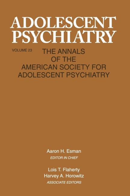 Adolescent Psychiatry, V. 23 - 