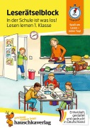 Cover-Bild zum Titel 'Lesen lernen 1. Klasse für Jungen und Mädchen - In der Schule ist was los!' von 'Helena Heiß'