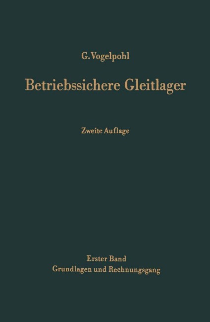 Betriebssichere Gleitlager - Georg Vogelpohl
