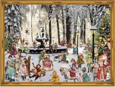 Adventskalender, viktorianisch "Am Brunnen" - S. Merkamp