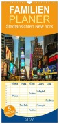 Cover-Bild zum Titel 'Familienplaner 2027 - Stadtansichten New York mit 5 Spalten (Wandkalender, 21 x 45 cm) CALVENDO' von 'Dirk Meutzner'