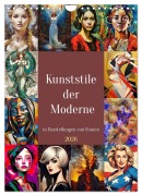 Cover-Bild zum Titel 'Kunststile der Moderne in Darstellungen von Frauen (Wandkalender 2026 DIN A4 hoch), CALVENDO Monatskalender' von 'Werner Braun'