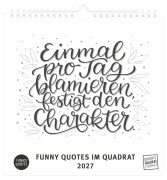 Cover-Bild zum Titel 'Funny Quotes im Quadrat 2027' von ''