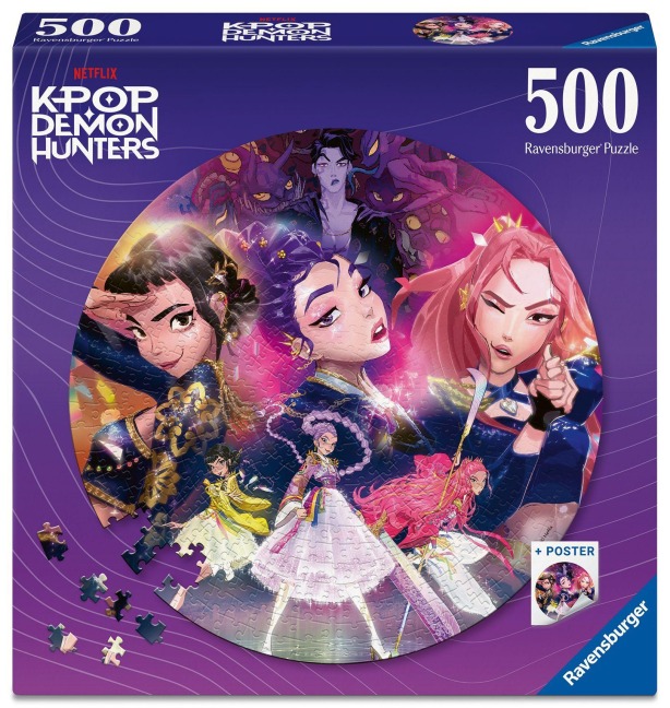 Erwachsenenpuzzle 500 Teile - KPop Demon Hunters - For the fans! - 