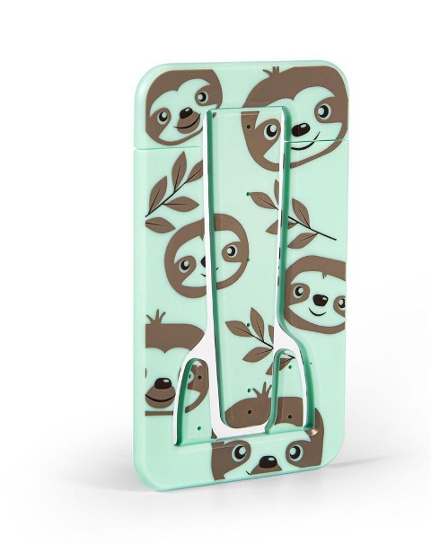 Flexistand Pro (Faultier) | flexibler Tablethalter | für alle Handys und Tablets | superflach | stufenlos verstellbar | hochkant und quer | passt in jede Tasche | ideal für unterwegs - 