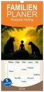 Cover-Bild zum Titel 'Familienplaner 2026 - Rudyard Kipling mit 5 Spalten (Wandkalender, 21 x 45 cm) CALVENDO' von 'Steffani Lehmann'