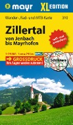 Cover-Bild zum Titel 'Mayr Wanderkarte Zillertal - Von Jenbach bis Mayrhofen XL 1:25.000' von ''