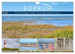 Cover-Bild zum Titel 'Borkum: Streifzüge über die Nordseeinsel (Wandkalender 2026 DIN A4 quer), CALVENDO Monatskalender' von 'Tatjana Balzer'