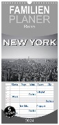 Familienplaner 2024 - New York in schwarz weiss mit 5 Spalten (Wandkalender, 21 x 45 cm) CALVENDO - Robert Styppa