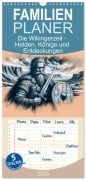 Cover-Bild zum Titel 'Familienplaner 2026 - Die Wikingerzeit - Helden, Könige und Entdeckungen mit 5 Spalten (Wandkalender, 21 x 45 cm) CALVENDO' von 'Anja Frost'
