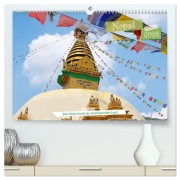 Cover-Bild zum Titel 'Nepal Eine Reise durch ein faszinierendes Land (hochwertiger Premium Wandkalender 2026 DIN A2 quer), Kunstdruck in Hochglanz' von 'Denise Graupner'