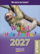 Cover-Bild zum Titel 'Wie faul ist das Faultier? 2027' von ''