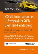 Cover-Bild zum Titel 'XXXVII. Internationales ¿-Symposium 2018 Bremsen-Fachtagung' von ''